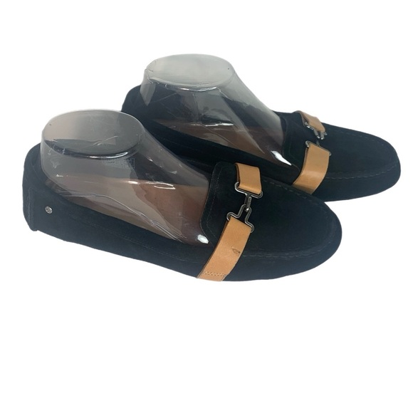 UGG Black and Tan Women's Loafers - Picture 1 of 10